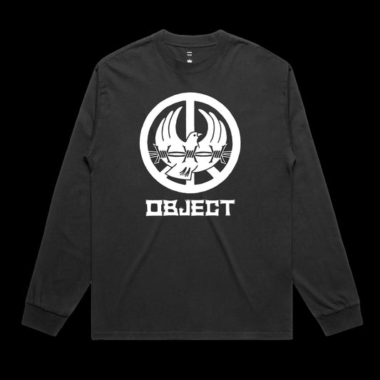 OBJECT Heavyweight Long Sleeve - FADED BLACK